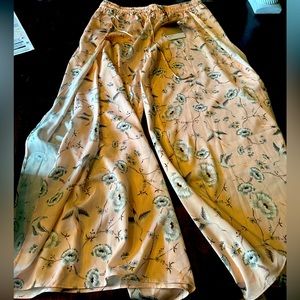 Sinesia Karol SK Tatiana pants. Wide leg, lounge pants. Pink. Slit up side. RARE